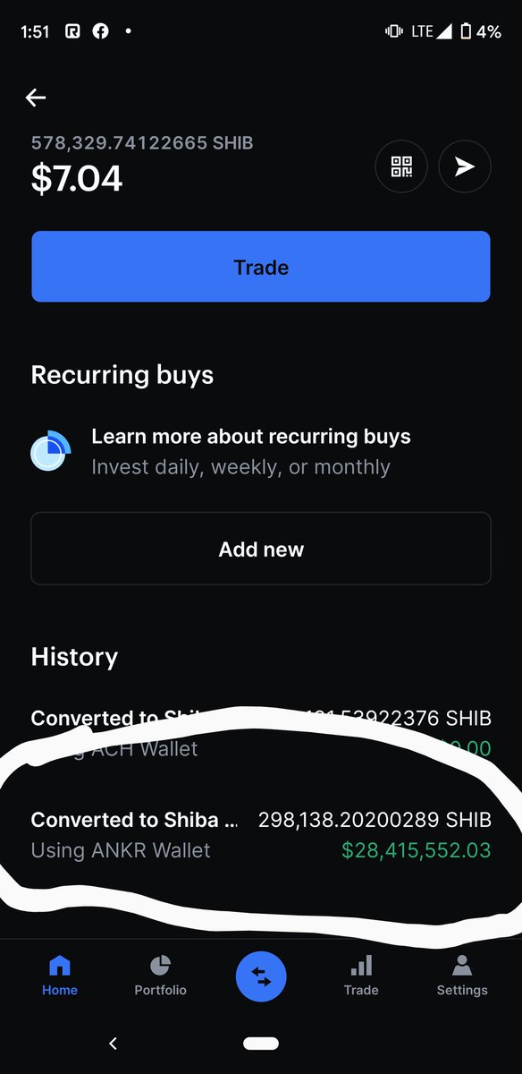 TheDavetastic's tweet photo. @coinbase I think I got short changed on this exchange lol https://t.co/0lx3p3d4ZF