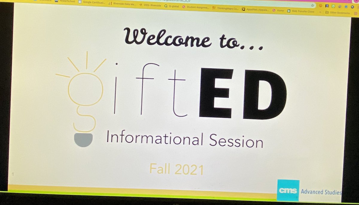 There is a lot of interest in our giftED Professional Learning Series at elementary schools. We hosted two informational sessions with TD Teachers so they can learn more. giftED is just one way we are building capacity with instructional staff! <a href="/CharMeckSchools/">Charlotte-Mecklenburg Schools</a> #ncgifted