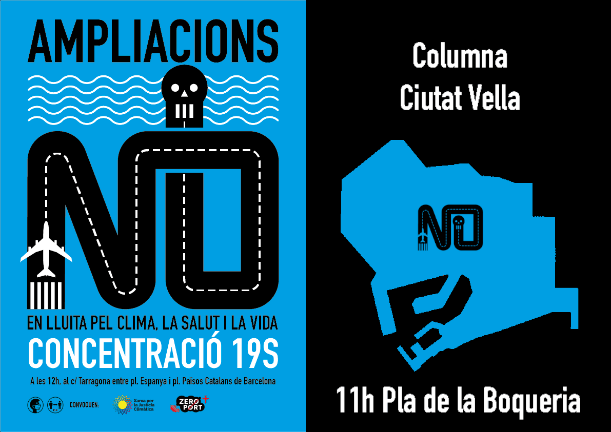 Pel clima, la salut i la vida. <a href="/elborsipelbarri/">Borsí per al barri</a> diem No! #prouampliacions
#MenysAvionsMesVida
#Decreixament
