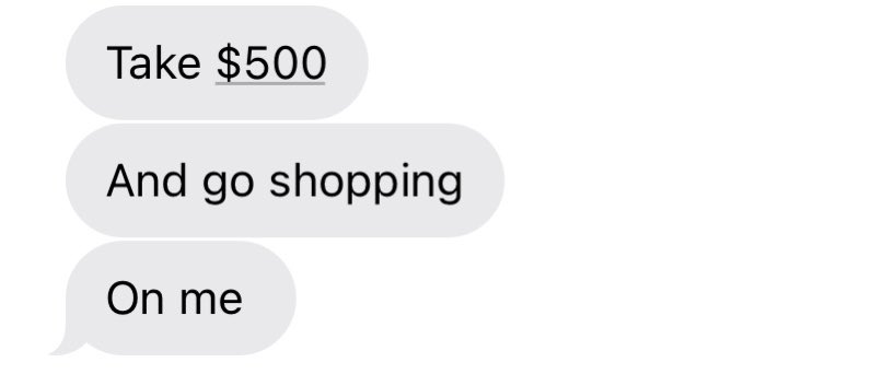 ihavenotiddies's tweet photo. my bf is crazy 😭 https://t.co/TNUXFDFIOF