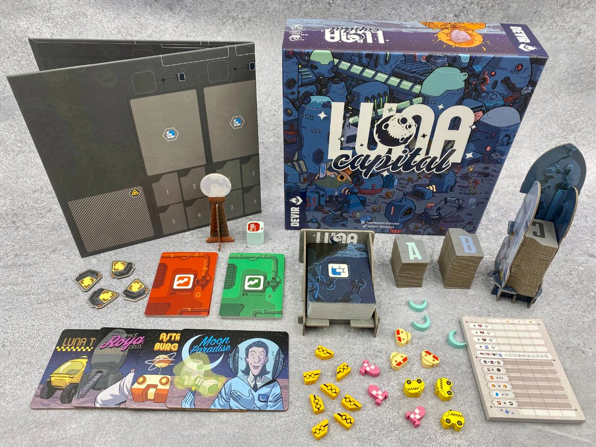 devirgames's tweet photo. Today's the day, friends!🙌 Celebrate the arrival #Gen_Con with us at our booth!🥳 We'll be at #2119 excited to discuss all things #DevirGames!🧩 What is your all-time favorite game of ours?
#LunaCapital https://t.co/9n28QM6Uzk