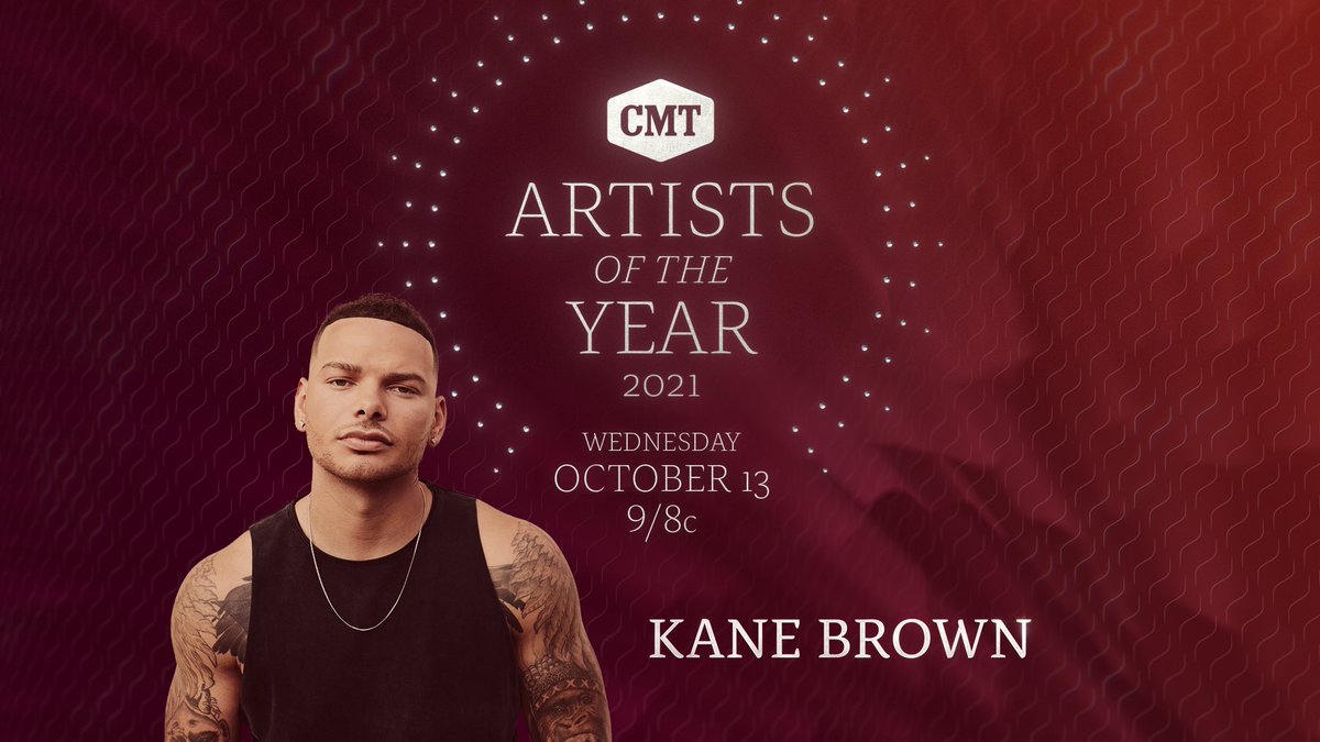 kanebrown's tweet photo. So excited to be honored at this yearโs #CMTAOTY alongside my friends @ChrisStapleton @GabbyBarrett_ @KelseaBallerini and @lukecombs Donโt miss it - Wednesday, October 13ย @CMT! https://t.co/eDs43MeBVv