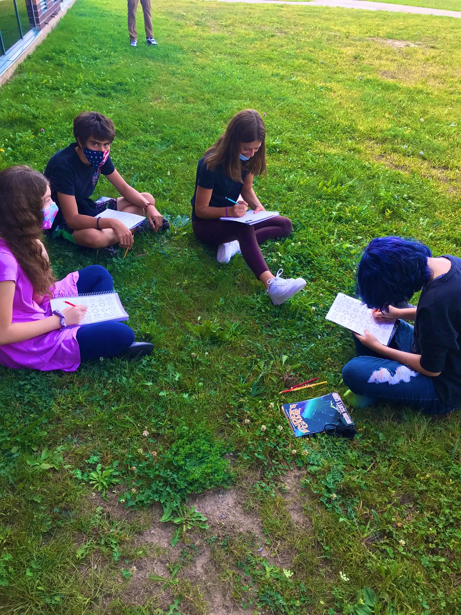 Mrs_Straub's tweet photo. Enjoying the beautiful weather while it lasts! Looking for patterns in math to help us appreciate its beauty 😍🥰👏🏼 #MillCreek #BeelieveInYourself #YouCubed https://t.co/Uh6Cn3fdt3