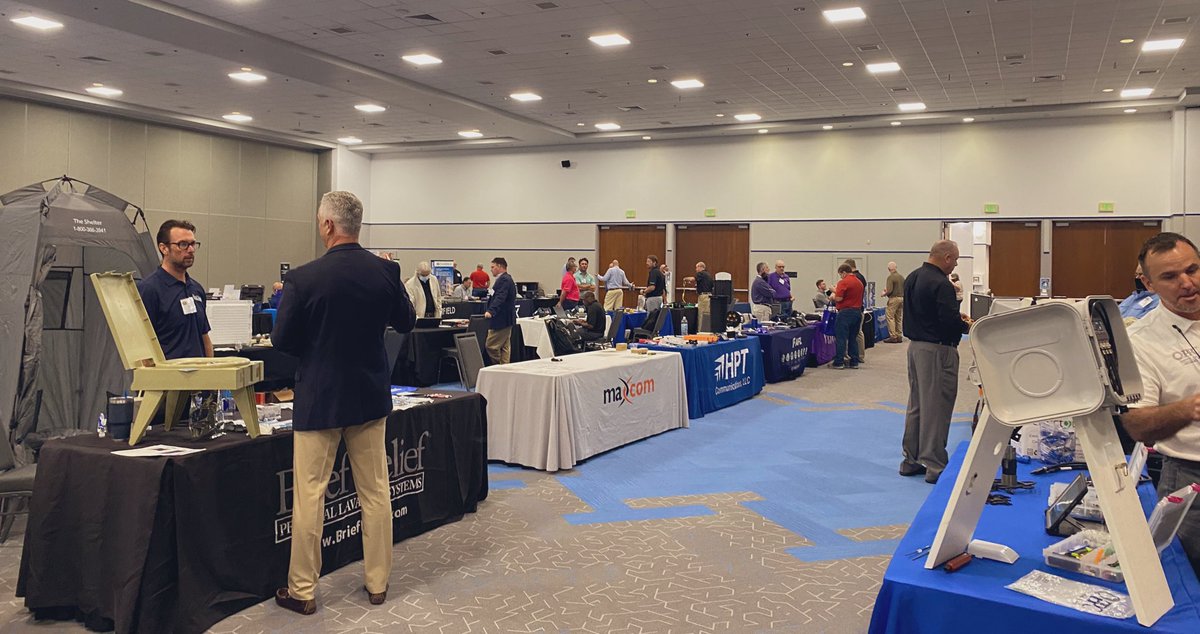 FLInternetTV's tweet photo. #FIT had a great time at the @scte conference today. We met boots on the ground & saw all of the new tech used in the telecommunications world. These innovative tools provide vital support to #FIT members everyday to ensure you stay connected. #FLBroadband #ConnectFL https://t.co/mYz870xoAA