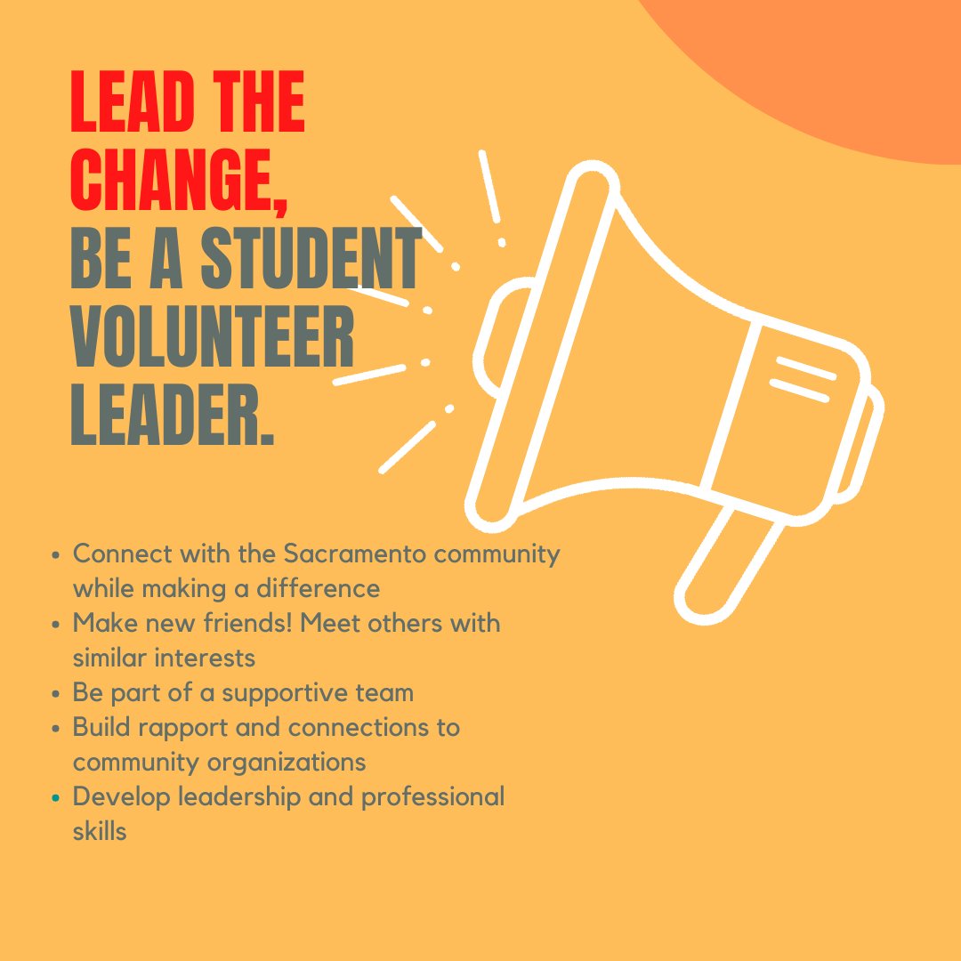 Tomorrow, September 17th, is the last day to apply to be Student Volunteer Leader! Click here for more information: ow.ly/9zzN50GblUF