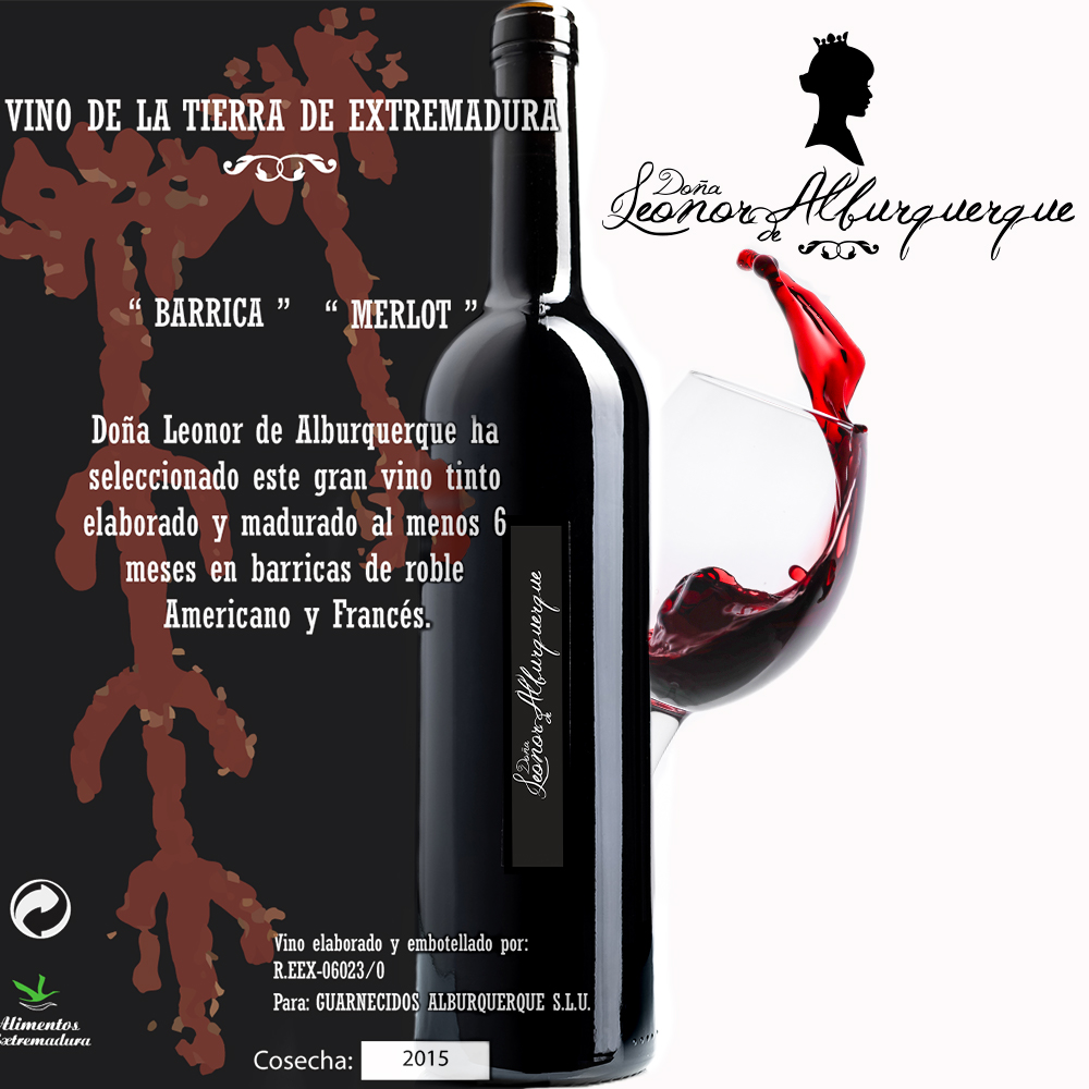 queseria_de's tweet photo. Queseria Doña Leonor ha seleccionado para maridar sus quesos este gran vino que vendemos con nuestra marca, un crianza de uva Merlot envejecido en barricas de roble americano y francés.
https://t.co/H8eehE6kgf
#Vinotinto 
#queseriadoñaleonor
#leonordealburquerque
#Alburquerque https://t.co/NJWNL2KwVN