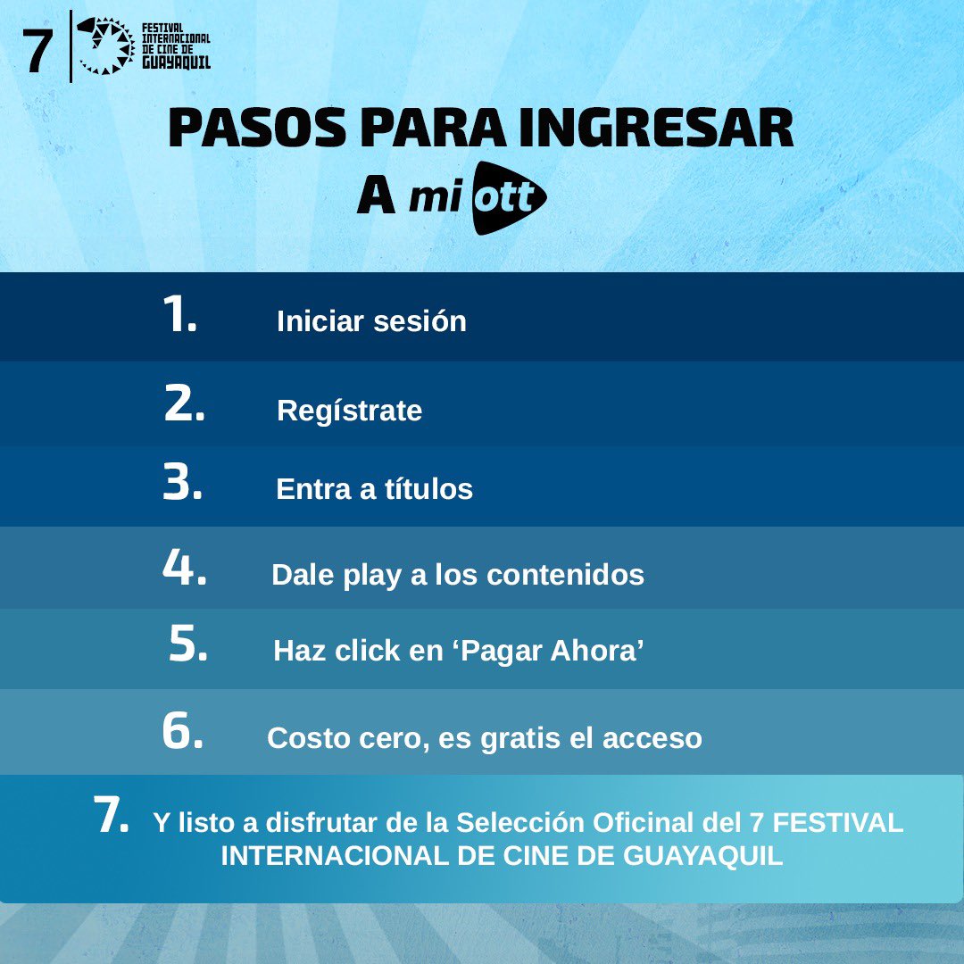 mi_ott's tweet photo. Para acceder a los contenidos del @FestiCineGye 
Ingresa a https://t.co/C5tsKlDehC o a https://t.co/szkYU6SoRI
Regístrate y disfruta gratis de la selección oficial del Séptimo festival de Cine de Guayaquil #festicinegye #cine #independiente #guayaquil #arte #cinema https://t.co/5l1l7AyCxs