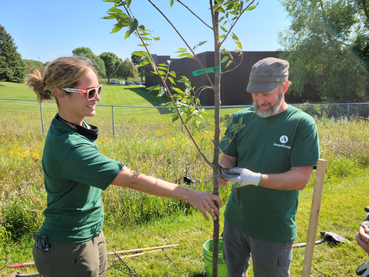 TreeTrust's tweet photo. More than 30 trees were planted at Polar Lakes Park in White Bear Lake. Thank you to the AmeriCorps Community Forestry Corps who made it out to plant trees today!
@AmeriCorps @ServeMN #TreeTrustTransforms https://t.co/vnYfPXbCP8