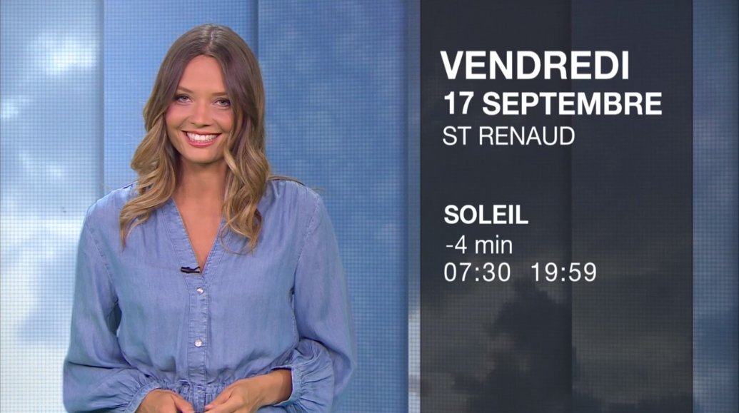La très charmante et ravissante <a href="/Gennifer_Demey/">Gennifer Demey</a> 🤩🤩🤩 était ce soir à la présentation du bulletin météo sur @m6 🤗
