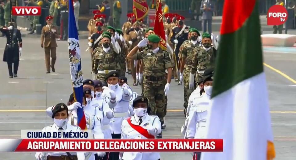 globalintel_'s tweet photo. 🔴 Participation remarquée d’un contingent des Forces armées royales représentant la 2e brigade d'infanterie parachutiste #2BIP lors de l'immense défilé militaire organisé à Mexico City, à l’occasion du 211e anniversaire de l'indépendance du #Mexique
• Source : @FAR_MAROC #FAR https://t.co/iFAMIOR6Hd