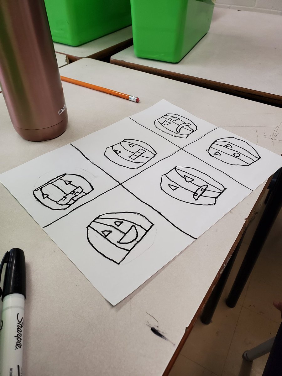 MrToddBoak's tweet photo. Students were hard at work this afternoon designing their own pop art. These will be a colourful addition to our classroom walls! https://t.co/vxzfXEroCd