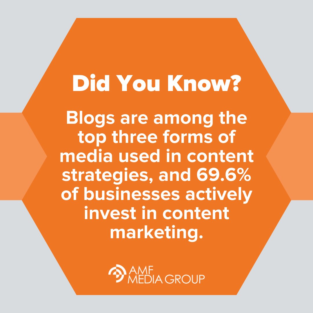 AMFMediaGroup's tweet image. Does your company need a #ContentMarketing plan, or are you looking to take yours to the next level? AMF Media Group can help! Send us a message and let’s get started. #marketing #content #blogs