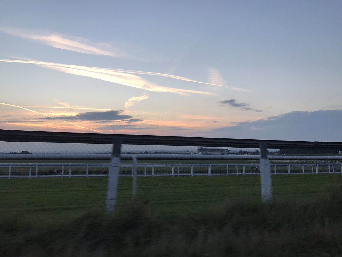 I was a passenger in #GeraldTheHerald for the first time today as <a href="/jameshmale/">James Male</a> got to grips with him before Saturday’s drive to Goodwood. Snapped another racecourse en route