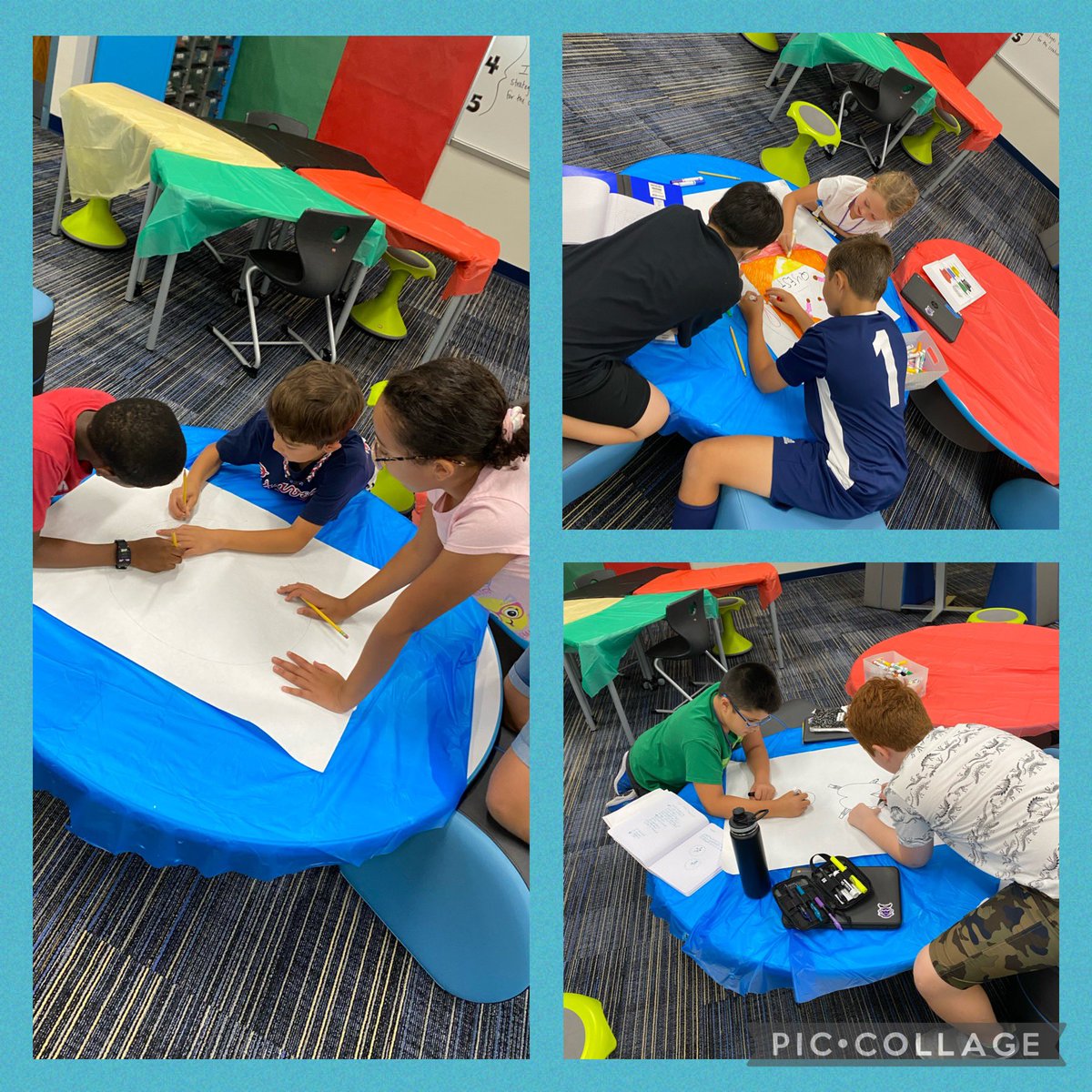 MrsBakerEdu's tweet photo. The Olympics has a motto &amp; now so do we! 3-5 Ss @smithelem_Noel  &amp; @RogersFrisco worked hard to create a class motto using the #FFOE process. Teamwork was in full force, a #communityculture was built, &amp; it made my ❤️ so happy! #FISDQUEST #smithstrong #RogersFrisco2021 @IanAByrd https://t.co/M66fb0PNkJ