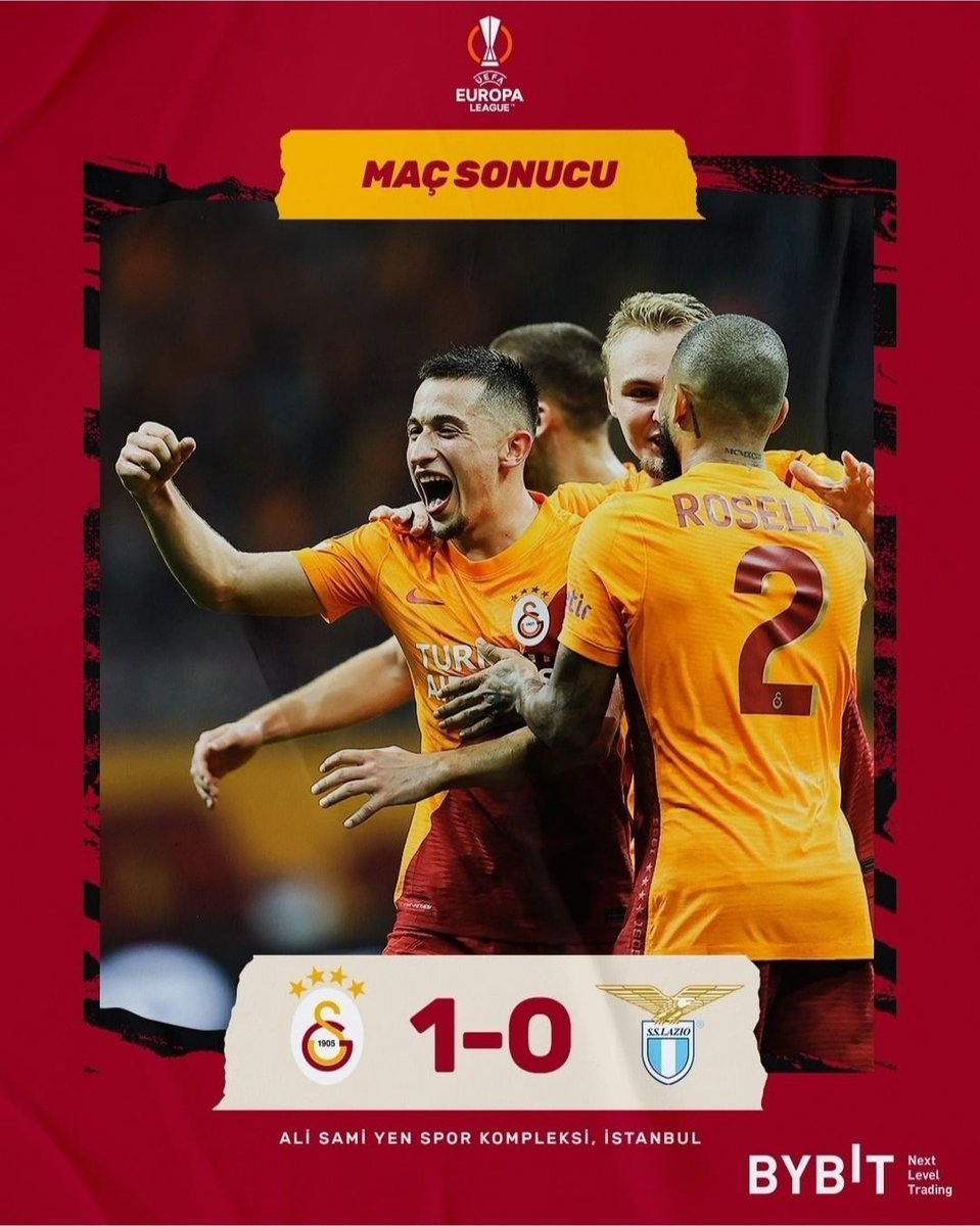 UEFA Avrupa Ligine galibiyetle başlayan Türk sporunun lokomotifi Galatasaray'ı tebrik ederiz.🦁👏