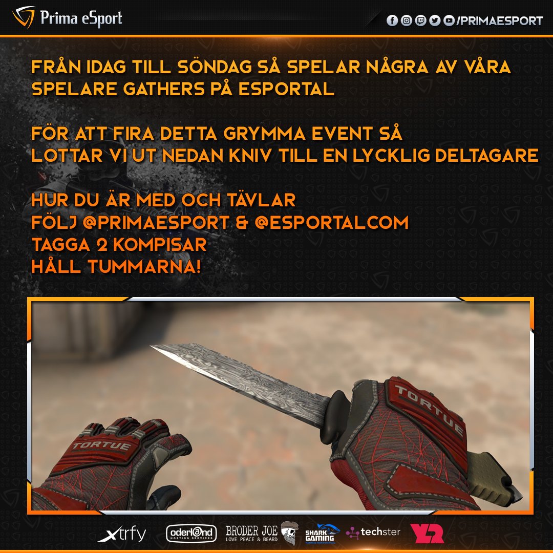 Prima eSport tweet media