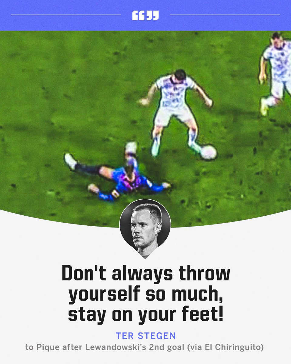BarcaWorldwide's tweet photo. Ter Stegen to Gerard Piqué after Bayern's third goal 👀 https://t.co/HEegmWkNjw