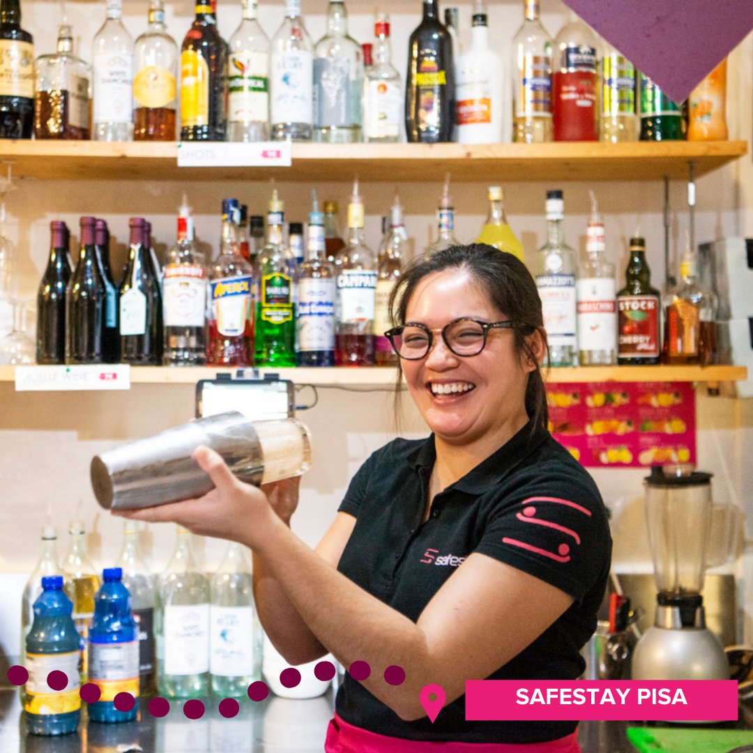 SafestayHQ's tweet photo. After a long day of sightseeing it's important to stay hydrated, why not grab yourself a tipple from the bar!
#safestay #safestaypisa #pisa #italy #italia #travel #travelmore #hostel #hostelliving #hostelhacks #coliving #wanderlust #friends https://t.co/gnaKNpXSqP