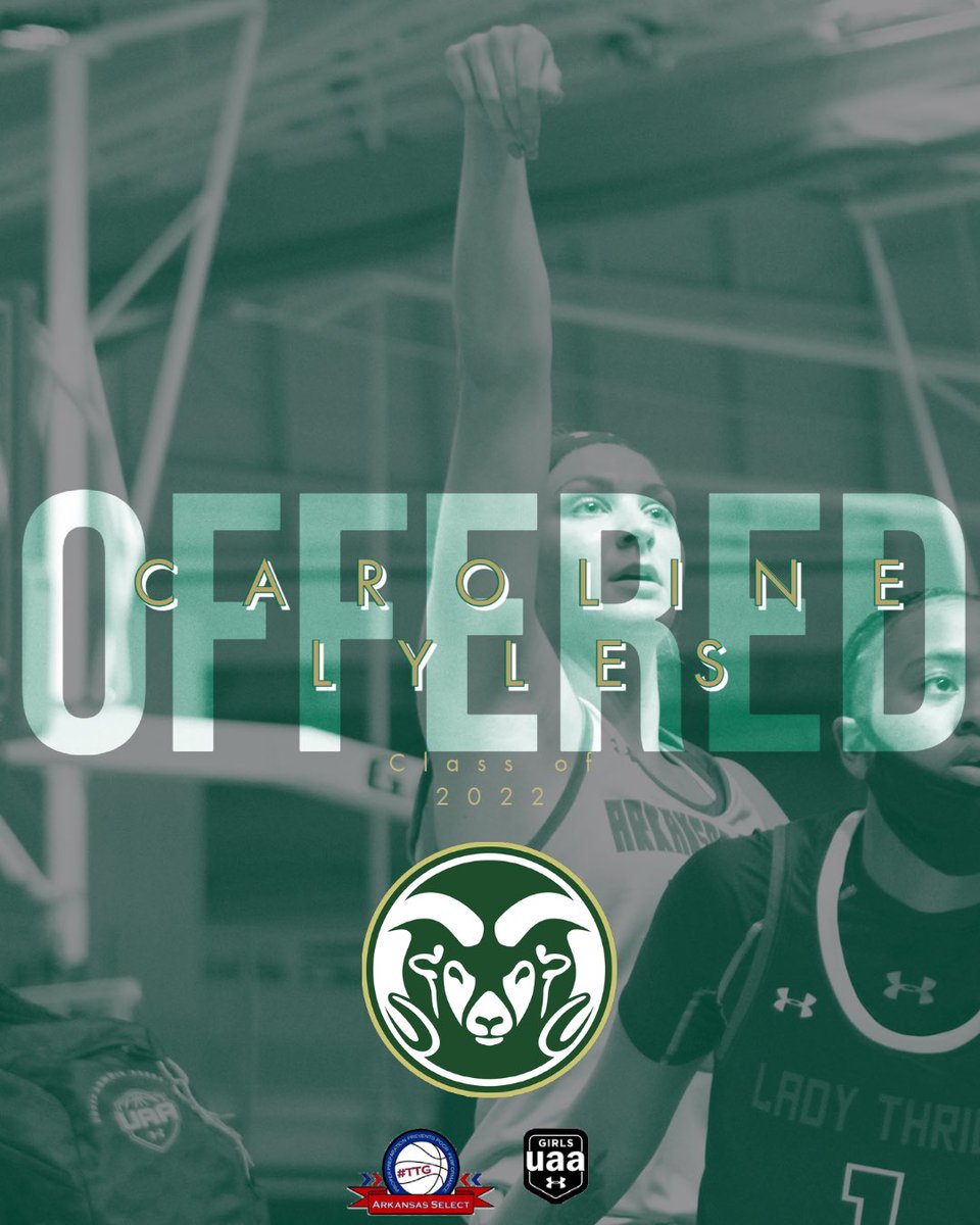 ArkSelect22's tweet image. Congrats to @carolinelyles30 on her offer from @CSU_Williams and @CSUWBasketball!!