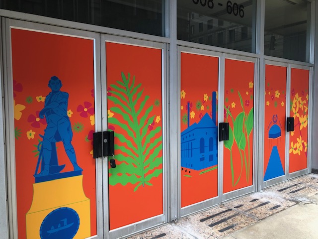 Another day of discovering unexpected art along the streets of downtown Toledo.