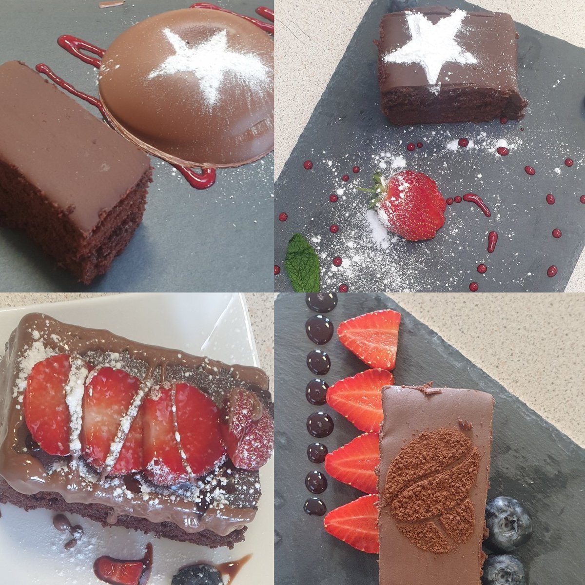 AlexEmery87's tweet photo. Some examples from the KS3 food presentation masterclass @BruntsAcademy https://t.co/Rm2XYgpsPz
