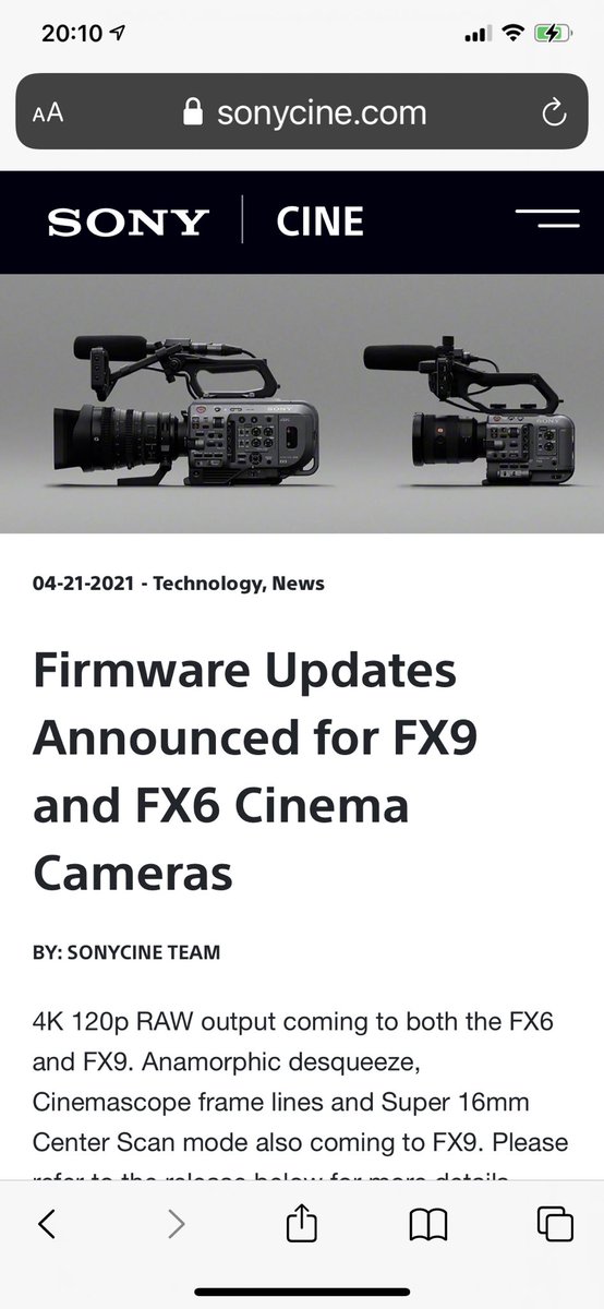 ⁦<a href="/SonyProUSA/">Sony Professional | US & Canada</a>⁩ ⁦<a href="/SonyCine/">Sony | Cine</a>⁩ ⁦@SonyCineAltaEU⁩ ⁦<a href="/SonyUK/">Sony UK & Ireland</a>⁩ total Joke and thx ! For those of us that paid £40k plus for the Sony Venice camera - we have 2 !! STILL have to  a ransom fee to Sony of £3,000 or more for an anamorphic license !