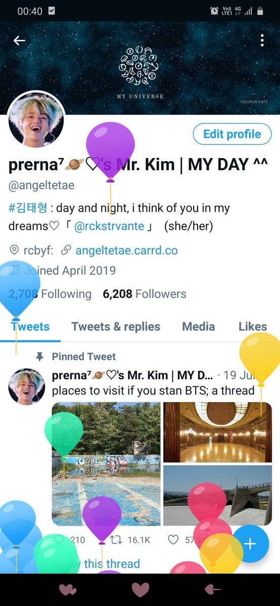 angeltetae's tweet photo. your cutest oomf finally got her balloons🥺🌟 https://t.co/xS4w1UCfrj