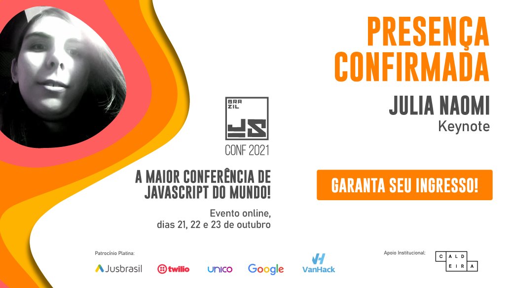braziljs's tweet photo. Julia Naomi é uma online &amp; tools engineer na Ubisoft, com experiência de Jogos a Backend, SRE a Frontend.

Para saber mais, acesse:

https://t.co/6qsqDGgULV

#ConfBraziljs #javascript #js #dev #julianaomi #keynote #toolsengineer # Ubisoft #backend #frontend #opensource #rust https://t.co/v3oEKIrNtq