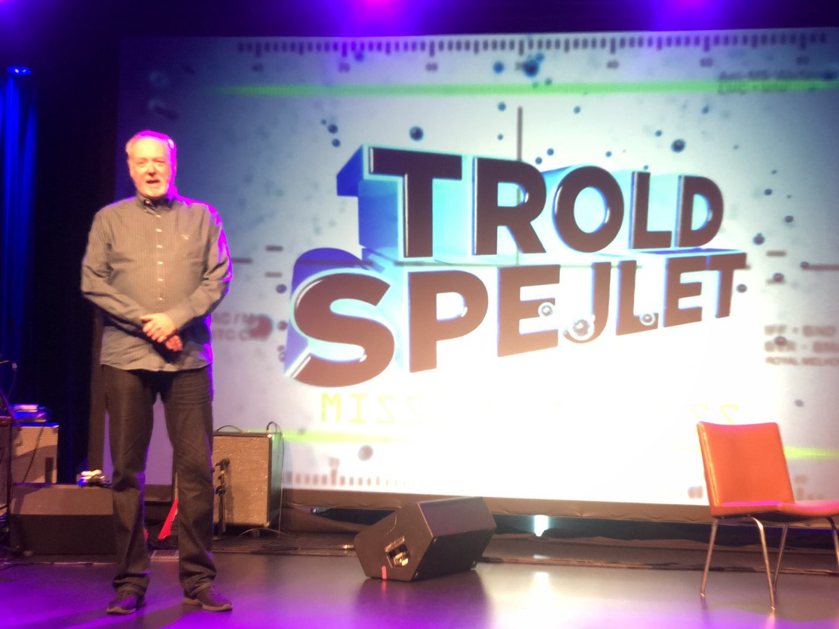 Danish television has a (great) “nerd show”, for fans of comics, books and games, called #Troldspejlet (translates loosely to “Magic Mirror”) and I’m at live recording of an episode about <a href="/RetroGaming/">RetroGaming</a>