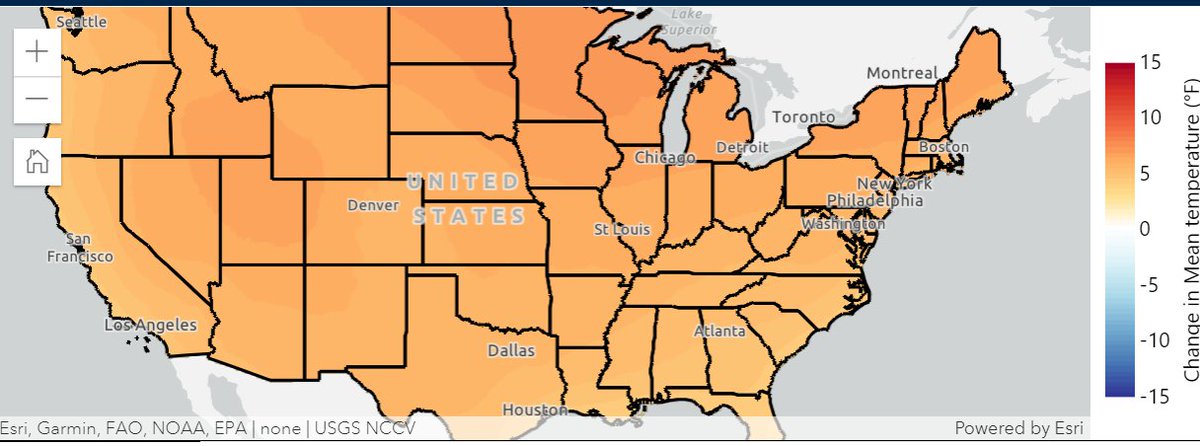 USGS_MT's tweet photo. Wondering what precipitation conditions or temperature might look like in 20 or 70 years on land you manage or in the region you live? @USGS has an app for that: https://t.co/VzK94WbfRW
#USGS_NOROCK #USGSEcosystems #ClimateChange https://t.co/mBKUUzzOmP