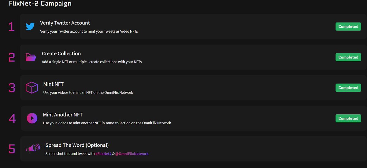 0xedge's tweet image. Hey @OmniFlixNetwork 

tests are completed ;)
Keep them coming.
#FlixNet2