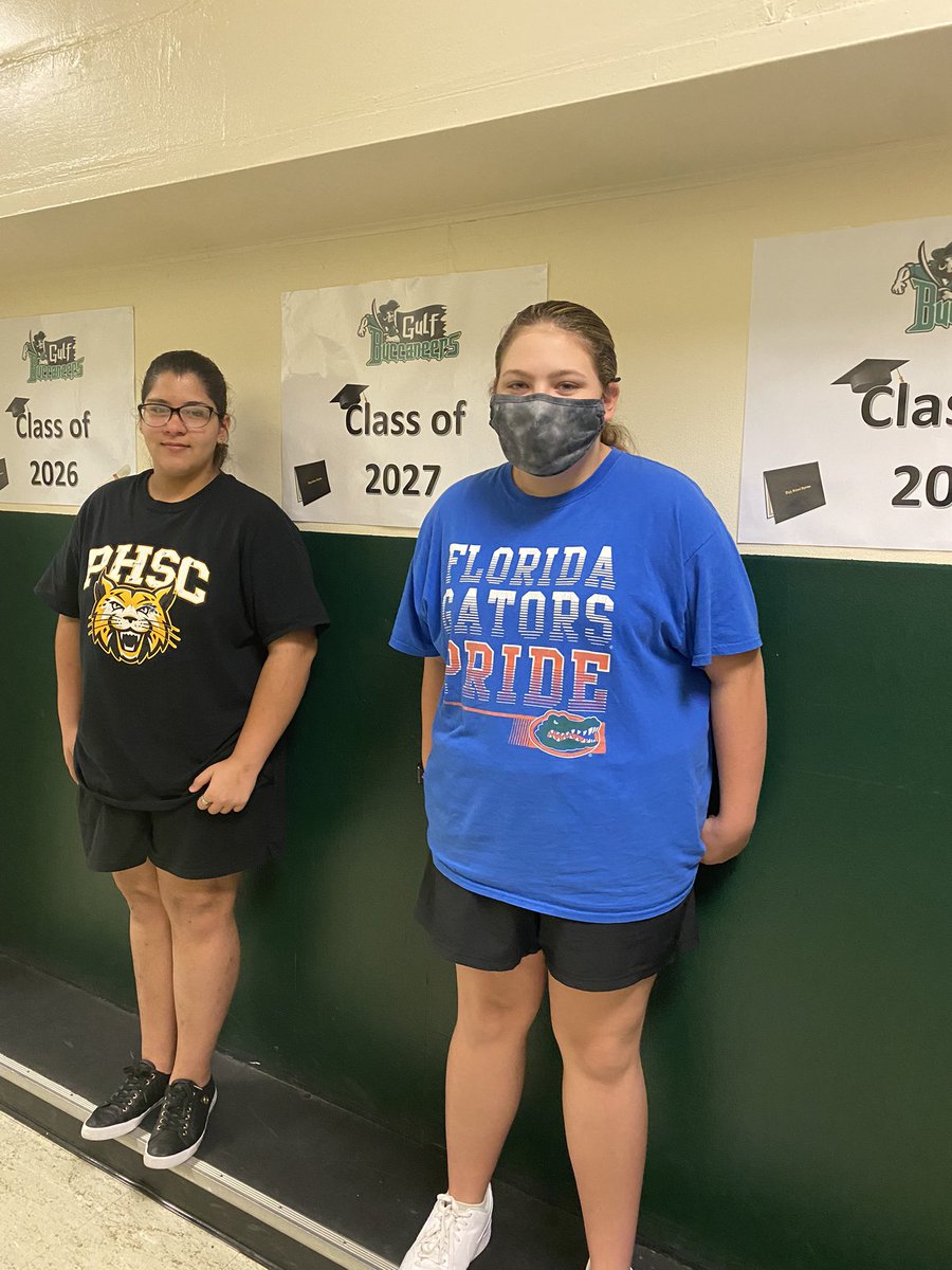 avid_gms's tweet photo. Each week our @GMSBucs wear college gear to promote college readiness. What schools are willing to support our kids and send us some swag?@FloridaGators @UCF @floridastate @SaintLeoUniv @UofTampa @PHSCedu @spcnews https://t.co/5p63MH3oe3