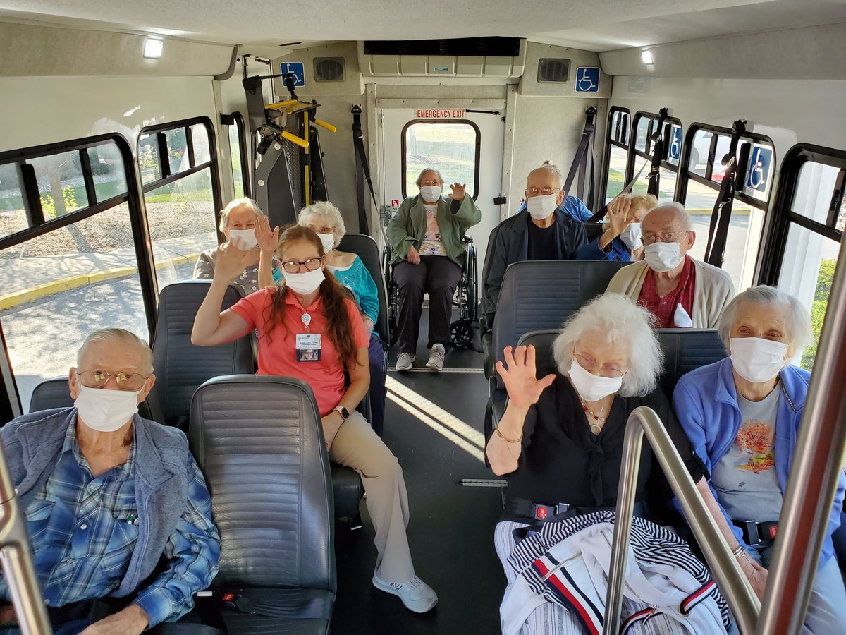 Our Legacy Lane residents enjoyed a scenic drive this week to see the beautiful waterfalls and covered bridges in our area.