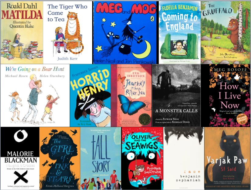 Here are some distinctively British children's books. It's hard to