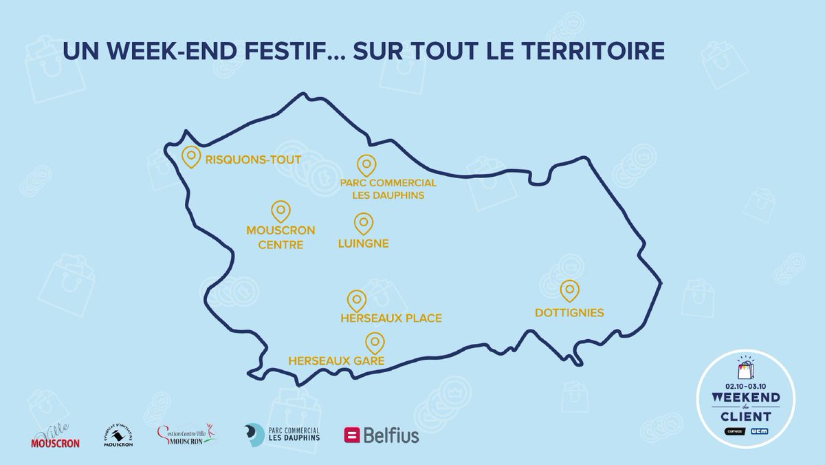 Ce matin nous étions en direct de la #ConférenceDePresse de Mouscron, #VillePhare du #WeekendDuClient.
Durant celle-ci, le programme des festivités (bit.ly/3CkRPFg) et le concours de Mouscron (mouscron-concours.be) ont été dévoilés.
<a href="/UCMMouvement/">UCM</a> <a href="/comeos_fr/">Comeos FR</a>