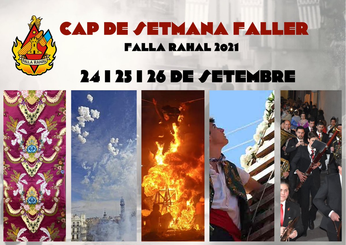 FallaRahal's tweet photo. Renàixer per a tornar a sentir💘

Fallers i falleres... La Falla Rahal presenta el CAP DE SETMANA FALLER 2021!🔥

Ens retrobem de nou, i no podem estar més feliços! 😍 I tu, ens acompanyes?

#CapDeSetmanaFaller2021 #FallaRahal #Renàixer #SomRahal #FallersDeCor https://t.co/4hpHgY5WXu