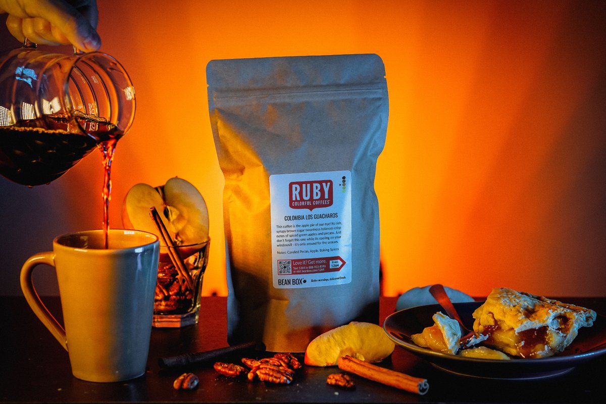 Bean Box (@beanboxcoffee) on Twitter photo The only thing better than warm apple pie… is warm apple pie in your mug.
Colombia Los Guacharos from <a href="/RubyRoasters/">Ruby Coffee Roasters</a> tastes like #apple, baking spices, and candied pecans. 😋 bit.ly/3zcBKzb The only thing better than warm apple pie… is warm apple pie in your mug.
Colombia Los Guacharos from <a href="/RubyRoasters/">Ruby Coffee Roasters</a> tastes like #apple, baking spices, and candied pecans. 😋 bit.ly/3zcBKzb