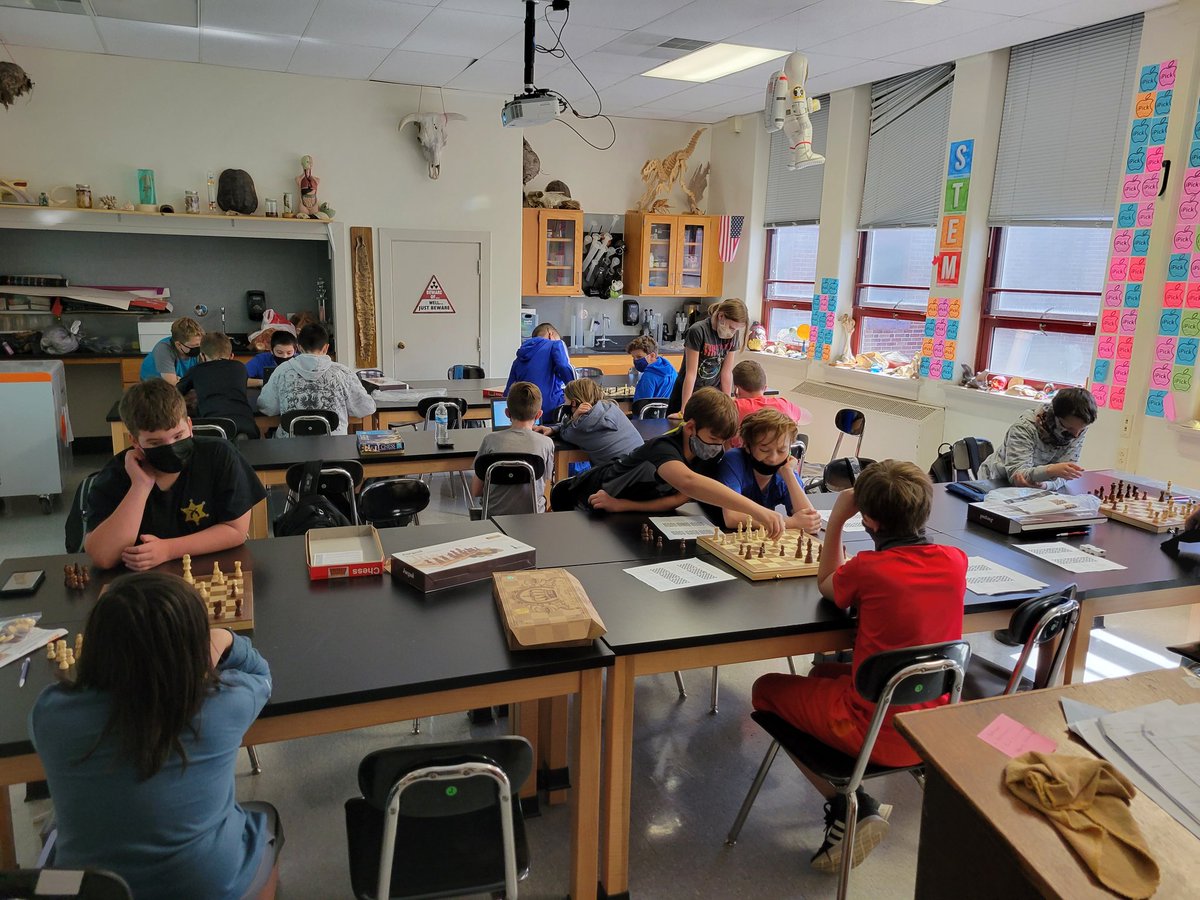 Great turnout for our first meeting of Chess Club! These kids come with some dangerous skills already! I see a tournament forming in the future! <a href="/FoxMiddleSchool/">Fox Middle School</a>