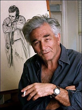 Peter Falk and his #Columbo self portrait