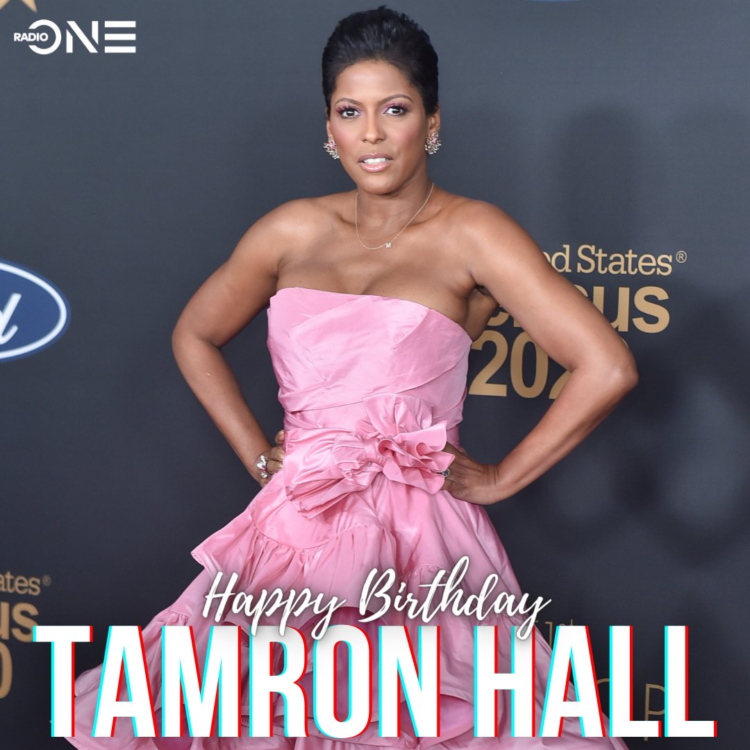 Happy birthday Tamron Hall!  