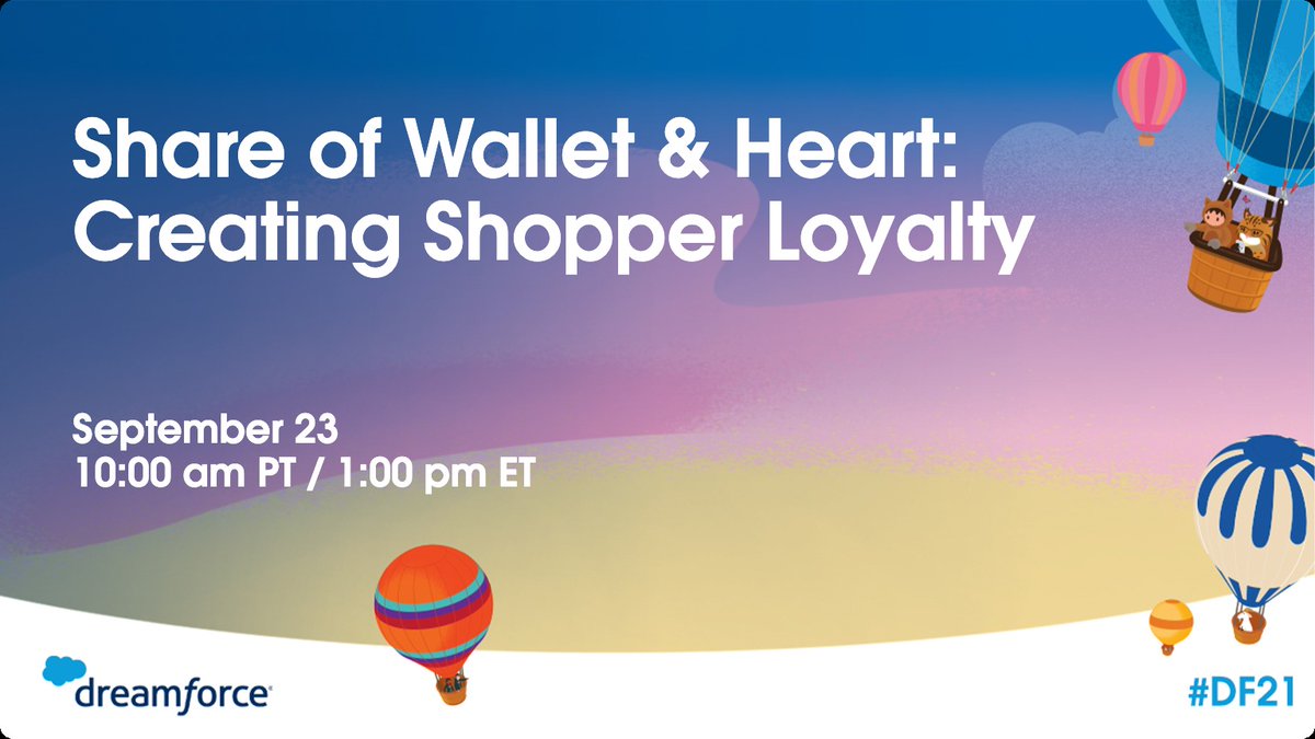 Tune in next week to the Industries Channel to learn about new innovations coming to Loyalty Management, and hear from our Trailblazer, <a href="/cultbeauty/">Cult Beauty</a>! Experience the ✨magic✨ of #DF21 from anywhere on the all-new Salesforce+. Register for free here: salesforce.com/dreamforce/