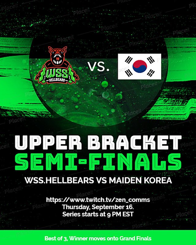 WSSesports's tweet photo. WSS.Hellbears v Maiden Korea, tonight at 9PM EST for the AD2L Divine League semi-finals. 

You can view this match-up with @Zen_Comms on Twitch

Next week we will support the WSS.Vhouls, more info TBD

#wss #dota2 #esports https://t.co/lgmzVNIrdN