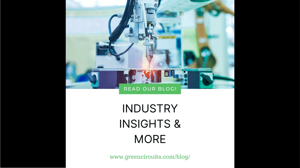 View our blog to remain up to date with the ever-changing industry and all of the insights we can give you regarding your PCB design and applications.

greencircuits.com/blog/

#newpost #greencircuits #pcbdesign #pcbassembly