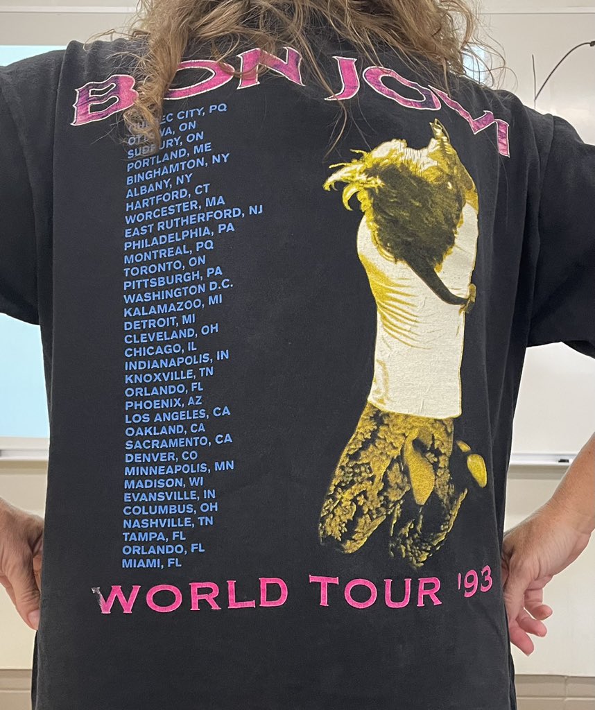 Katie Koch (@klkoch) on Twitter photo Apparently my throwback concert tee for “decades day” today is older than my coteacher! <a href="/Patrickkelly_28/">Patrick Kelly</a> sure had some fun with that one! <a href="/CLSouthHS/">CL South High School</a> <a href="/BonJovi/">Bon Jovi</a> Apparently my throwback concert tee for “decades day” today is older than my coteacher! <a href="/Patrickkelly_28/">Patrick Kelly</a> sure had some fun with that one! <a href="/CLSouthHS/">CL South High School</a> <a href="/BonJovi/">Bon Jovi</a>
