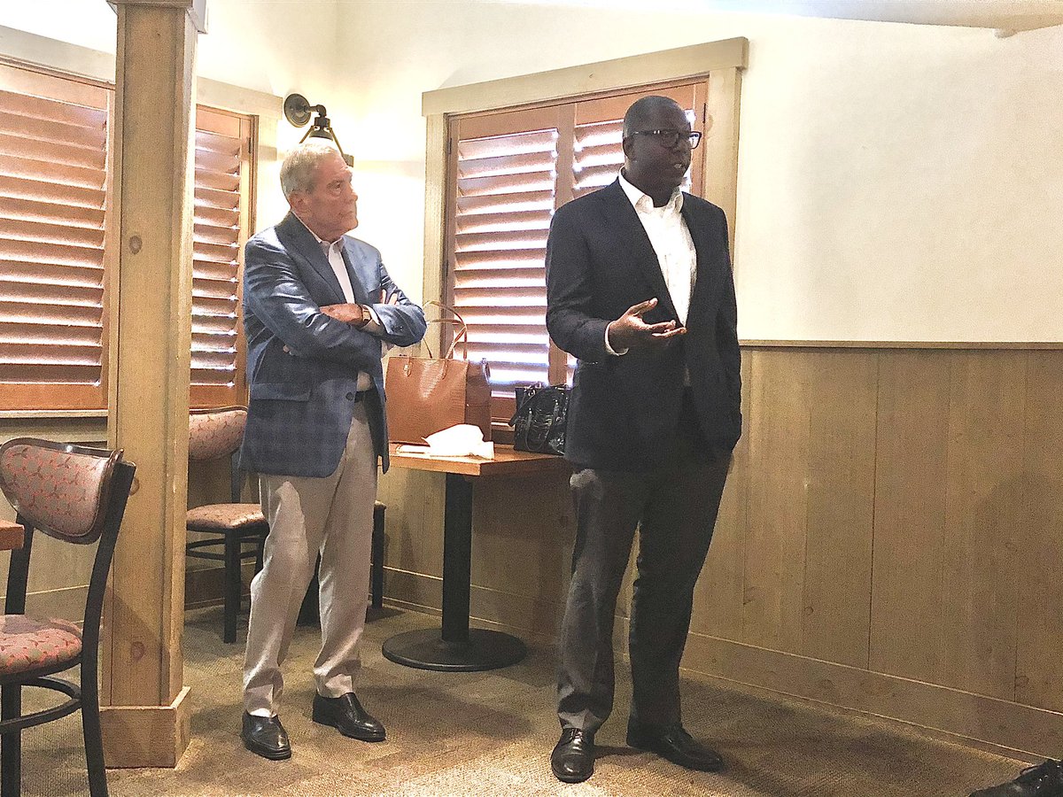 Great to be reunited with friends today and the Maryland Independent Bankers group luncheon. <a href="/MarylandBankers/">MBA</a> Ramon Looby and Bob Enten were the perfect choice to brief the group for the first time in 18 months!