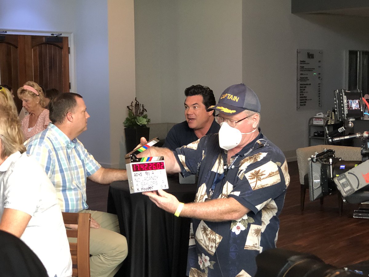 DemersTalent's tweet photo. ๐ฌkeeping the set COVID-19 free๐๐ป @novacancymovie #healthandsafety #nocovid19 @TCStallings @RealDeanCain @SeanYoungFans The cast is amazing the crew is exceptional. Stayingsafe. #onlocation #practicesafesets @RealDeanCain https://t.co/rFVl3ISfJJ