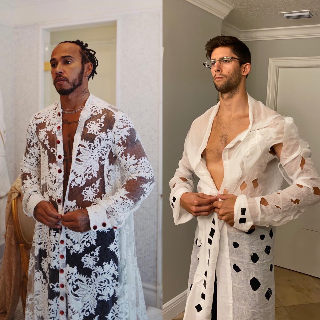 The only difference between us is 7 world championships and a proper clothing designer. #CelebDopePics #TeamLH