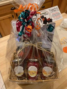 Don't forget to stop by the Academic Boosters table on your way into the football game to buy raffle tickets for your chance to win this fall themed Signature Homestyles basket donated by Renee Calhoun. Tickets are $1 each or 6 for $5.