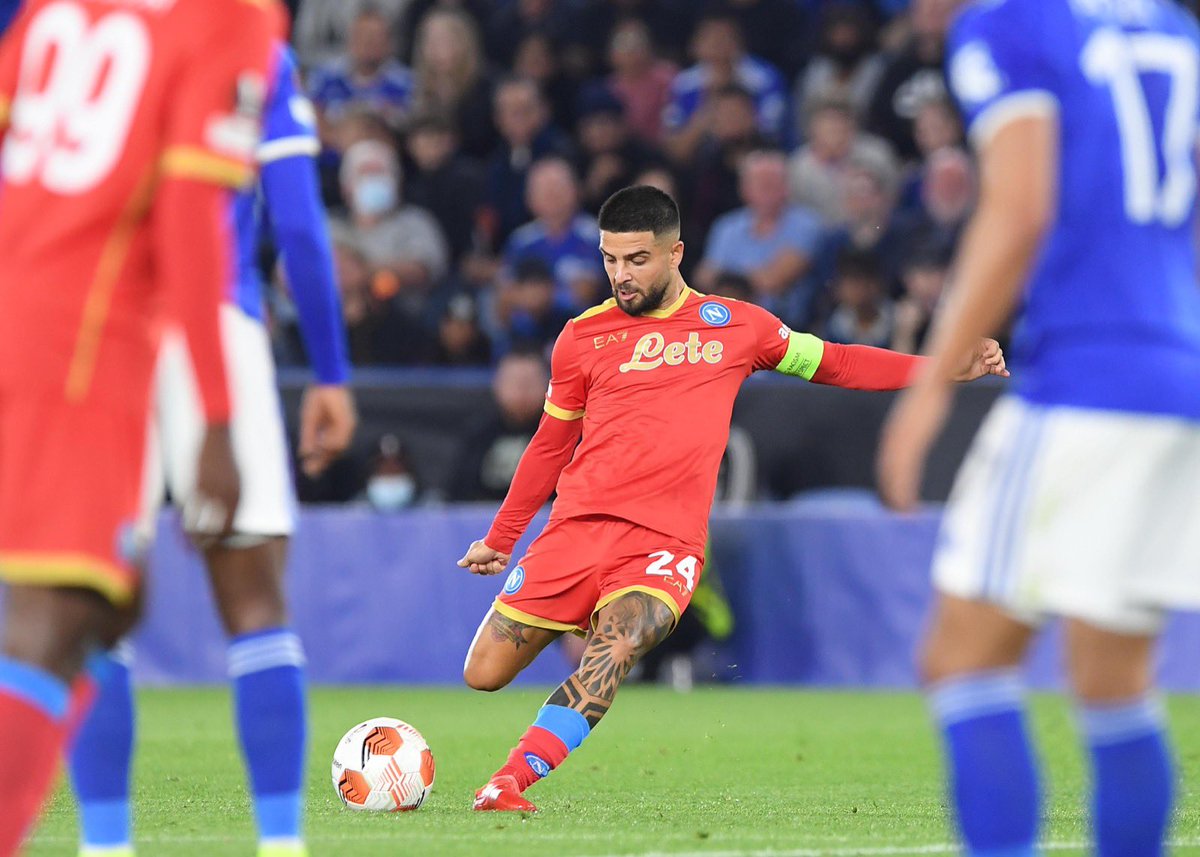 ⏱ 74’ | Sostituzione per noi
↩️ <a href="/Lor_Insigne/">Lorenzo Insigne</a> 
↪️ Ounas

#LeicesterNapoli 2-1
#UEL

💙 #ForzaNapoliSempre