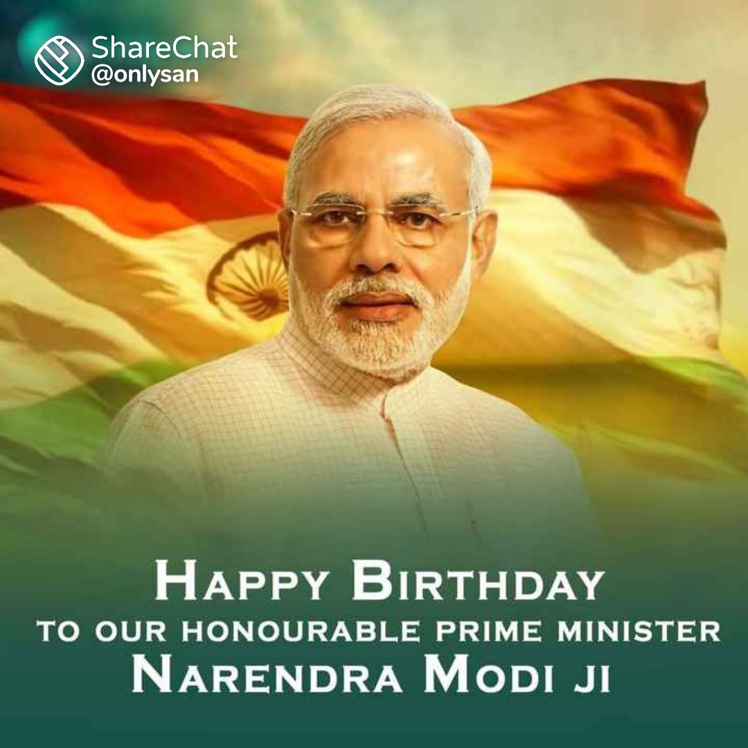 Happy Birthday To Our Honorable Prime Minister Narendra Modi Sir  